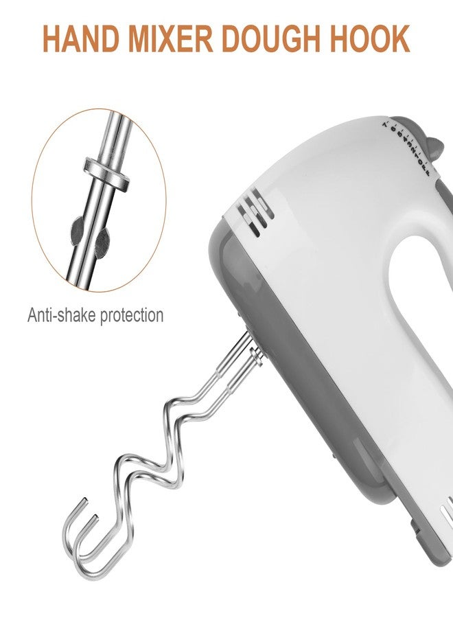 Tinoaly 2pcs KHM512 Hand Mixer Dough Hooks Replacement, Stainless Steel Kitchen Dough Mixing Bread Hooks, Hand Mixer Aid Attachments Compatible with KHM 5KSM KSM KSMO KSMH Series - Image 5